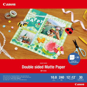 Canon MP-101D Double-sided Matte Paper, 12"x12", 30 sheets Canon MP-101D Double-sided Matte Paper, 12"x12", 30 sheets
