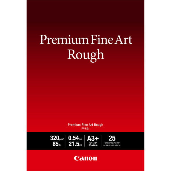 Canon FA-RG1 Premium Fine Art Rough Paper, A3 Plus, 25 sheets Canon FA-RG1 Premium Fine Art Rough Paper, A3 Plus, 25 sheets