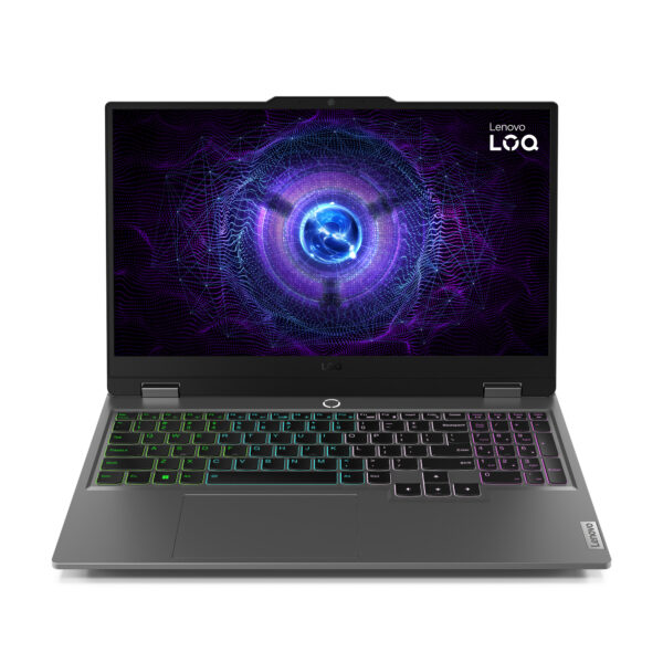 Lenovo LOQ 15IRX9 Intel® Core™ i7 i7-13650HX Laptop 39.6 cm (15.6") Full HD 24 GB DDR5-SDRAM 1 TB SSD NVIDIA GeForce RTX 4060 Wi-Fi 6 (802.11ax) Windows 11 Home UK English Grey
