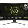 MSI MAG 325CQPF E18 computer monitor 80 cm (31.5") 2560 x 1440 pixels Wide Quad HD Black