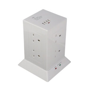 Lindy 73060 power extension 1.5 m 8 AC outlet(s) Indoor White