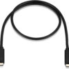 HP 3XB94AA Thunderbolt cable 0.7 m Black
