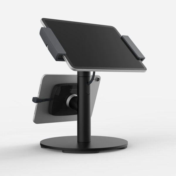 Bouncepad Clip Counter Twin | Compatible with All USB-C Tablets | Black