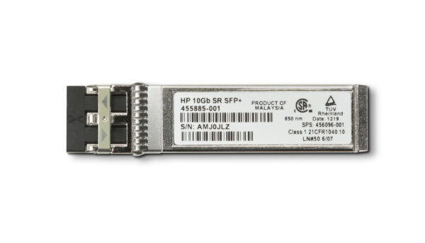 HP Intel 10GbE SFP+ network transceiver module Fiber optic 10000 Mbit/s SFP+ 850 nm