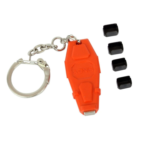 Lindy Port Blocker Key With 4x Mini DP / Thunderbolt Port Blockers