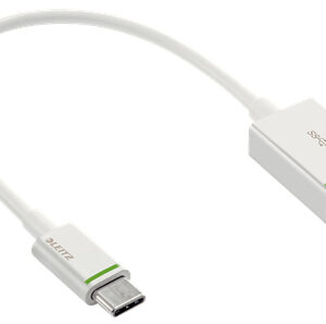 58838513_8350738745.jpg Kensington 63370001 USB cable USB 3.2 Gen 1 (3.1 Gen 1) 0.15 m USB A USB C White