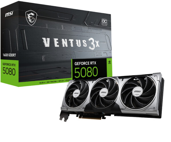 5ca8a9f0dbf13401deda602fddcddf04a23866bb-1.jpg MSI VENTUS GeForce RTX5080 16G 3X OC NVIDIA GeForce RTX 5080 16 GB GDDR7