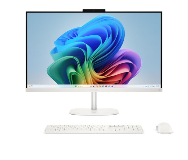 HP OmniStudio All-in-One Desktop Next Gen AI 27-cy0002na PC Copilot+ PC Intel Core Ultra 7 68.6 cm (27") 2560 x 1440 pixels 16 GB DDR5-SDRAM 1 TB SSD Windows 11 Home Wi-Fi 7 (802.11be) White