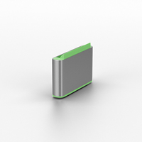 Lindy USB Type C Port Blockers (Without Key) - Pack of 10, Green