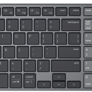 621b182a46131488ea172e60fc2a1b3df4c22ea0.jpg DELL Pro 7 KM746 keyboard Mouse included Universal RF Wireless + Bluetooth QWERTY US International Graphite