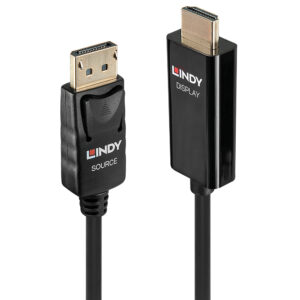 62326430_4695366934.jpg Lindy 40916 video cable adapter 2 m HDMI Type A (Standard) DisplayPort Black
