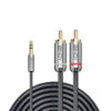 Lindy 2m 3.5mm to Phono Audio Cable, Cromo Line