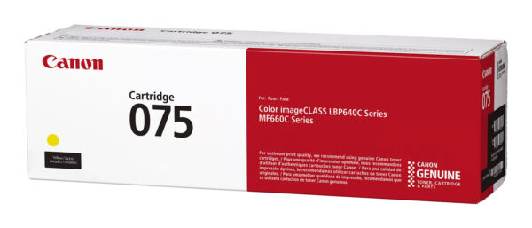 Canon 075 toner cartridge 1 pc(s) Original Yellow