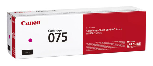 Canon 075 toner cartridge 1 pc(s) Original Magenta Canon 075 toner cartridge 1 pc(s) Original Magenta