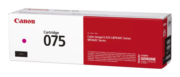 Canon 075 toner cartridge 1 pc(s) Original Magenta Canon 075 toner cartridge 1 pc(s) Original Magenta