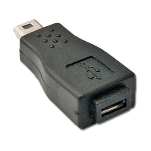 6385164_6685292641.jpg Lindy USB Adapter, USB Micro-B Female to Mini-B Male