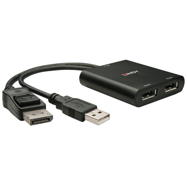 Lindy 2 Port DisplayPort 1.2 MST Hub