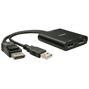 66714154_6684358045.jpg Lindy 2 Port DisplayPort 1.2 MST Hub