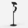Bouncepad Clip Floorstanding + Brother Printer Mount | Compatible with All USB-C Tablets | Black