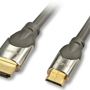 Lindy 1m CROMO High Speed HDMI to Mini HDMI Cable with Ethernet