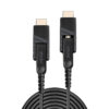 Lindy 10m Fibre Optic Hybrid Micro-HDMI 18G Cable with Detachable HDMI and DVI Connectors