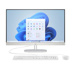 HP All-in-One 27-cr0045na Intel® Core™ i5 i5-1335U 68.6 cm (27") 1920 x 1080 pixels All-in-One PC 8 GB DDR4-SDRAM 512 GB SSD Windows 11 Home Wi-Fi 6 (802.11ax) White