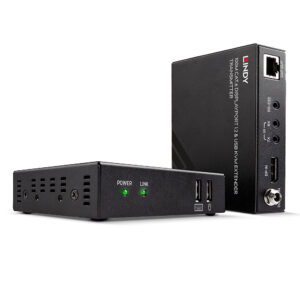 78805321_3362097423.jpg Lindy 100m Cat.6 DisplayPort 1.2 & USB KVM Extender