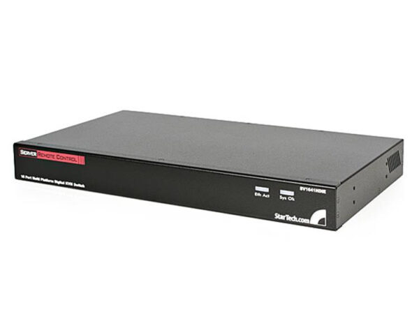 StarTech.com 16 Port Rackmount USB PS/2 Digital IP KVM Switch
