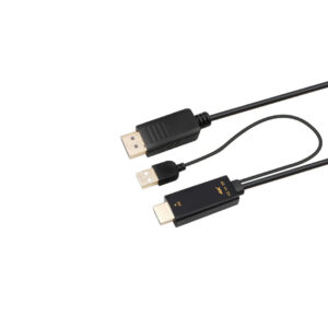 80c445fa9a7fdc9bb3f27e4cd1b695eec1d47e7a.jpg Microconnect HDMI-DP-CON2 video cable adapter 2 m DisplayPort Black