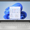HP 15s-fq2015na Intel® Core™ i3 i3-1115G4 Laptop 39.6 cm (15.6") Full HD 8 GB DDR4-SDRAM 256 GB SSD Wi-Fi 5 (802.11ac) Windows 11 Home Silver
