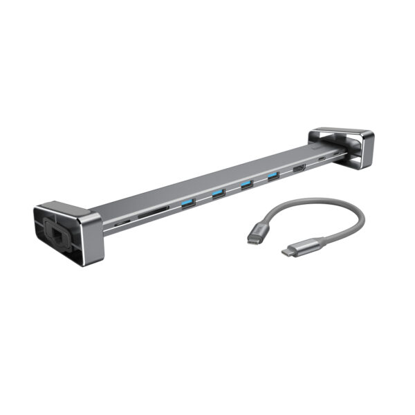 86490885_6760314883-1.jpg Hama 00200103 laptop dock/port replicator USB 3.2 Gen 1 (3.1 Gen 1) Type-C Grey