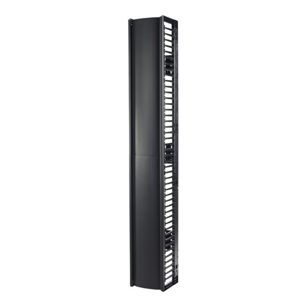 APC Valueline, Vertical Cable Manager for 2 & 4 Post Racks, 84"H X 12"W, Single-Sided with Door