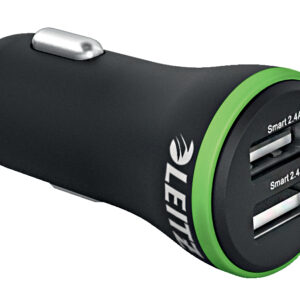 Leitz Car Charger HiSpeed Dual USB 24W Complete
