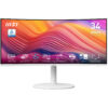 MSI Modern MD342CQPW computer monitor 86.4 cm (34") 3440 x 1440 pixels UltraWide Quad HD White