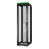 APC Easy Rack, 48U, Black, With Roof, Castors, Feet, 4 Brackets, and Bottom, No Side Panels, 2258H x 600W x 1000D mm