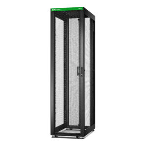 APC Easy Rack, 48U, Black, With Roof, Castors, Feet, 4 Brackets, and Bottom, No Side Panels, 2258H x 600W x 1000D mm