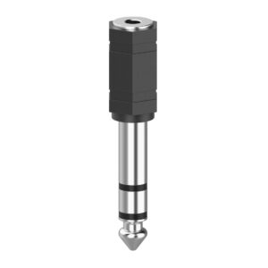 92007635_1975913789.jpg Hama 00205194 cable gender changer 3.5mm 6.3mm Black, Silver