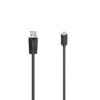 92008966_7543043714.jpg Hama 00200609 USB cable USB 2.0 3 m Micro-USB A USB A 0.48 Gbit/s Black
