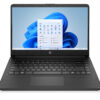 HP 14-dq6002na Intel® N N150 Laptop 35.6 cm (14") HD 4 GB DDR4-SDRAM 128 GB UFS Wi-Fi 6 (802.11ax) Windows 11 Home in S mode Black