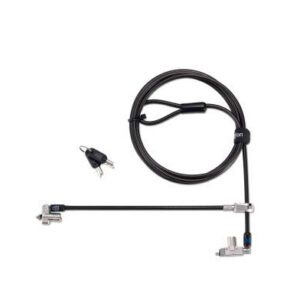 95679358_6689413049.jpg Kensington Slim N17 2.0 Keyed Dual Head Laptop Lock for Wedge-Shaped Slots - Like Keyed