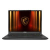 MSI Stealth A16 AI+ A3XWJG-001UK AMD Ryzen AI 9 370 Laptop 40.6 cm (16") Quad HD+ 64 GB LPDDR5x-SDRAM 2 TB SSD NVIDIA GeForce RTX 5090 Wi-Fi 7 (802.11be) Windows 11 Pro UK English Black