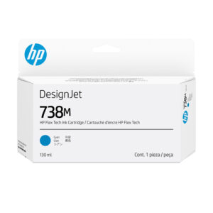 HP 738M 130-ml Cyan DesignJet Ink Cartridge print head Thermal inkjet HP 738M 130-ml Cyan DesignJet Ink Cartridge print head Thermal inkjet