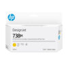 HP 738M 130-ml Yellow DesignJet Ink Cartridge print head Thermal