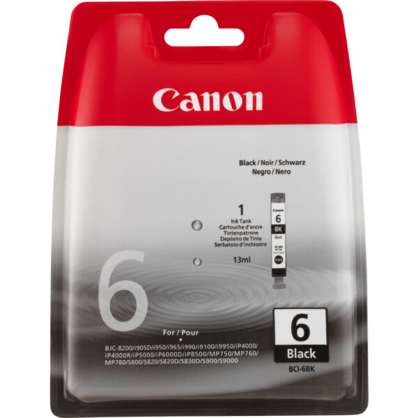 Canon BCI-6BK Black Ink Cartridge
