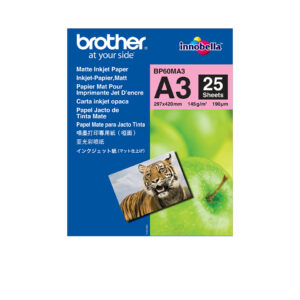Brother BP60MA3 printing paper A3 (297x420 mm) Matte 25 sheets White Brother BP60MA3 printing paper A3 (297x420 mm) Matte 25 sheets White