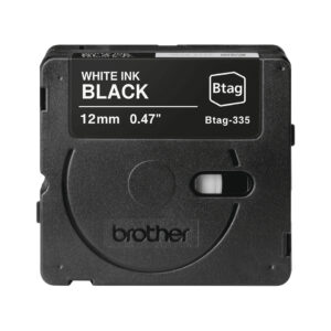 Brother BTAG-335 label-making tape White on black Brother BTAG-335 label-making tape White on black