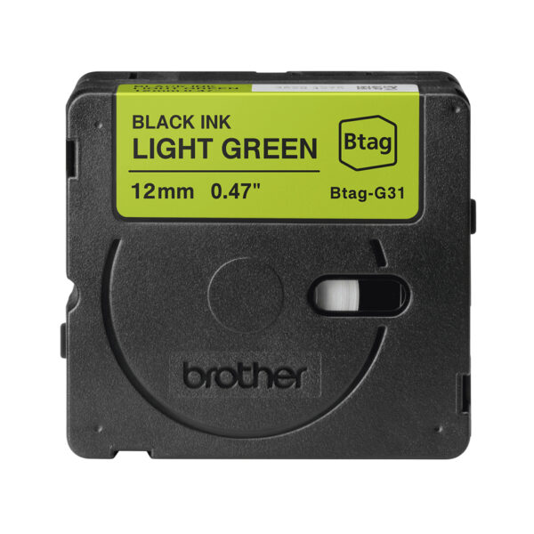 Brother BTAG-G31 label-making tape Black on green Brother BTAG-G31 label-making tape Black on green