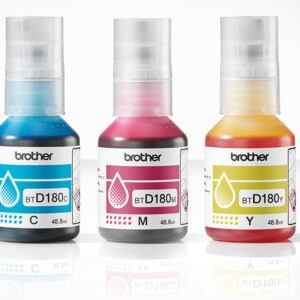 Brother BTD180CLVAL Coloured Multipack Ink Bottles Brother BTD180CLVAL Coloured Multipack Ink Bottles