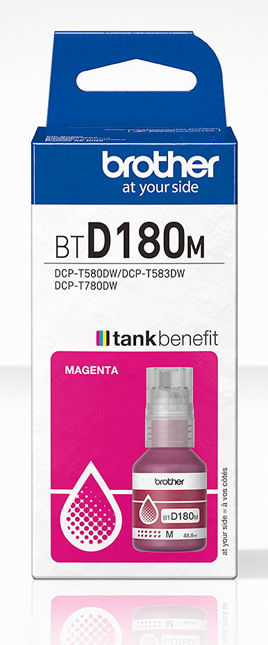 Brother BTD180M Magenta Genuine Ink Bottle