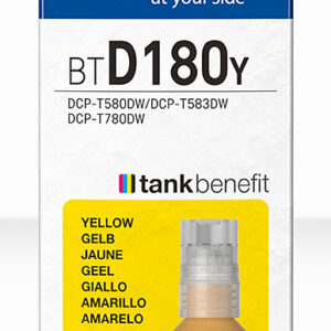 Brother BTD180Y Yellow Genuine Ink Bottle Brother BTD180Y Yellow Genuine Ink Bottle